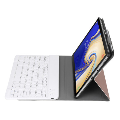 Bao da kèm bàn phím dành cho Samsung Galaxy Tab S8 Ultra, Tab S8 Plus, Tab S8, Bluetooth Keyboard Case có khay để bút chống sốc cao cấp - Hàng chính hãng.