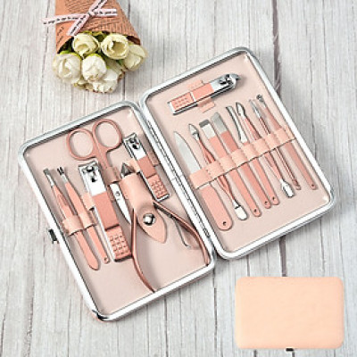 Bộ Bấm Móng Tay 16 Món Cao Cấp Nhỏ Gọn , Kìm Cắt Móng Tay Chân Làm Nail Kèm  Hộp Đựng Sang Trọng