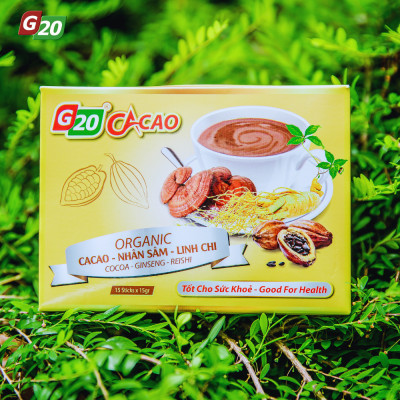Cacao - Nhân sâm - Linh chi hòa tan G20 Coffee