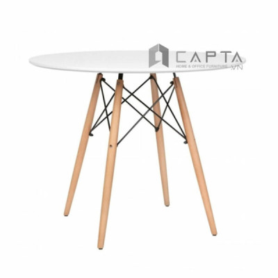 Bộ bàn ghế tư vấn tiếp khách 3 ghế lưng nhựa có nệm ngồi cho thẩm mỹ viện spa SL DSW-06W / CL1210-P3 Nội thất Capta