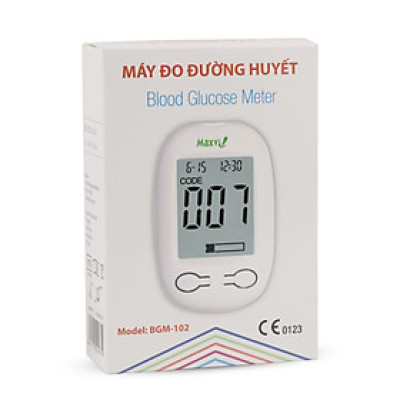 Máy đo đường huyết Maxvi BGM-102 (bộ 25 que/kim )