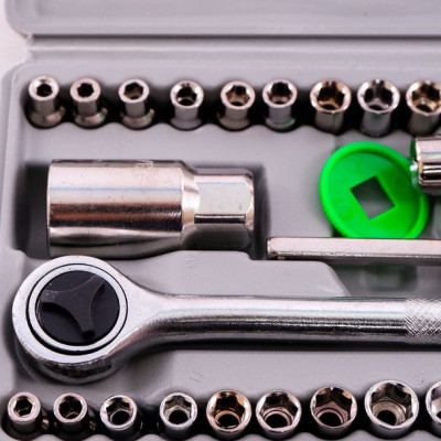 Bộ Dụng Cụ 40 Món Cho Xe Máy Ô Tô- Hàng chính hãng 