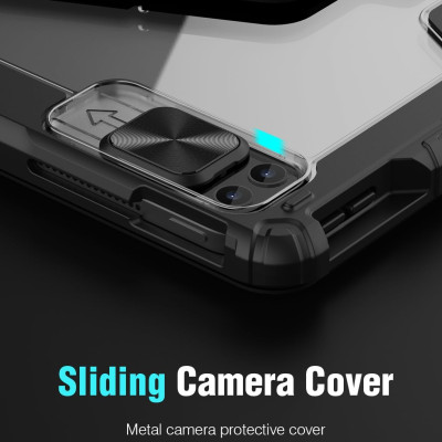 Bao Da Kèm Bàn Phím cho iPad Pro 11 inch & iPad Pro 13 inch M4 2024 Nillkin Bumper Link Keyboard Case (Có Đèn Nền Backlit Keyboard) - Hàng Chính Hãng