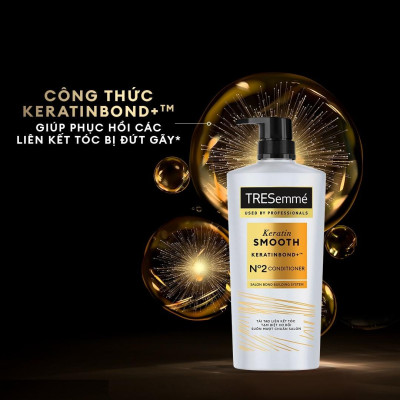 Dầu Xả Tresemme Vào Nếp Mượt Mà Keratin Smooth 480g