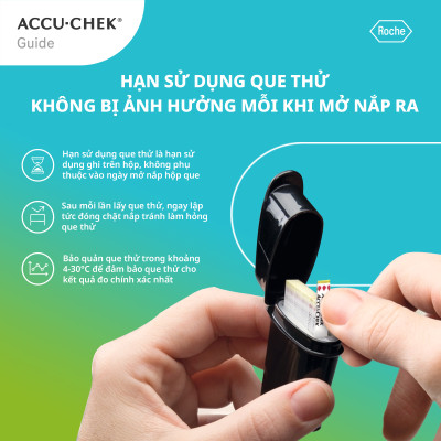 Hộp 25 Que Thử Đường Huyết ACCU-CHEK Guide