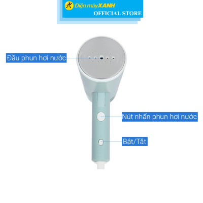 Bàn ủi hơi nước cầm tay Tefal DT1034E1 1200W - Hàng Chính Hãng