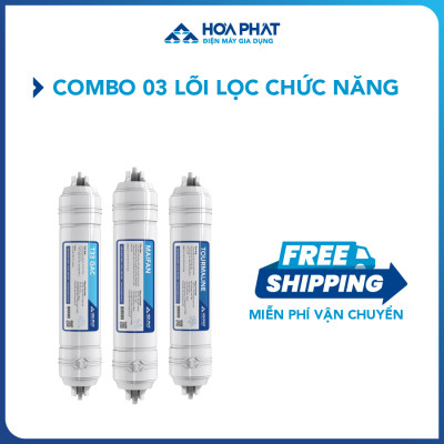 Combo 03 lõi lọc chức năng (Lõi 5, 6, 7) - Hàng chính hãng