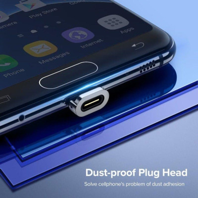 Ugreen UG60276ED024TK 1M đầu hít Micro + Cáp USB từ tính màu đen sạc nhanh và truyền dữ liệu từ máy tính ra điện thoại - HÀNG CHÍNH HÃNG