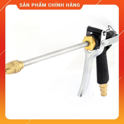 Bộ dây vòi xịt nước ️ , tăng áp 3 lần, loại 7m,10m 206318 đầu đồng,cút,nối vàng+ túi đựng bút