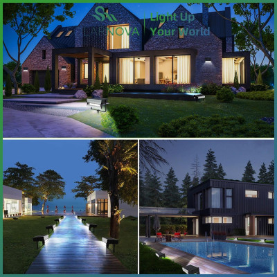 Đèn tường ngoài trời SOLARNOVA chạy bằng năng lượng mặt trời, chống nước bên ngoài từ hoàng hôn đến bình minh với cảm biến chuyển động. Sản phẩm bao gồm 2 chế độ chiếu sáng. Đèn tường ngoài không dây hiện đại cho sân nhà