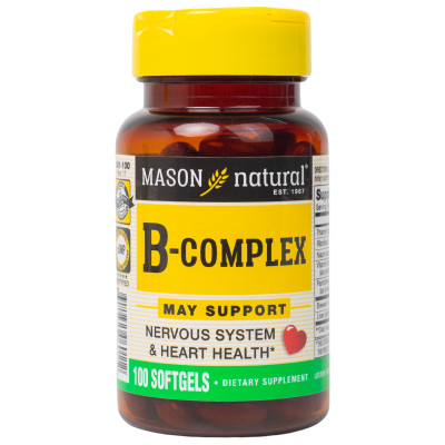 Mason Natural B-Complex - Vitamin tổng hợp nhóm B cao cấp