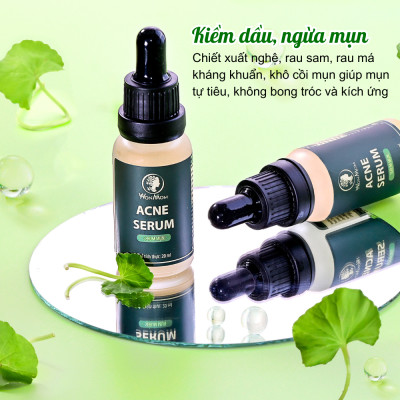 Bộ trắng da, sạch mụn và nám cơ bản ngày đêm Wonmom (1 Kem nghệ tươi + 1 Serum mụn + 1 Kem cấp ẩm
