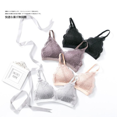 Áo lót nữ rẻ đẹp ️️ Áo Lót Ren Không Gọng, Đêm Mỏng - Áo chip nữ xuất Nhật ren hoa baby quyến rũ