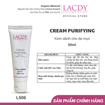 Kem Dành Cho Da Mụn Lacdy -CREAM PURIFYING 50ml