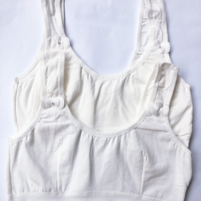 Combo 2 áo lá học sinh cotton đơn giản ALHS06 ( trắng )