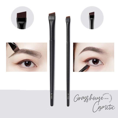 Cọ Dẹp kẻ eyeliner tém xéo chân mày Trang Điểm Mắt Siêu Mỏng Thiết Kế Sợi Lông Mịn Tiện Dụng