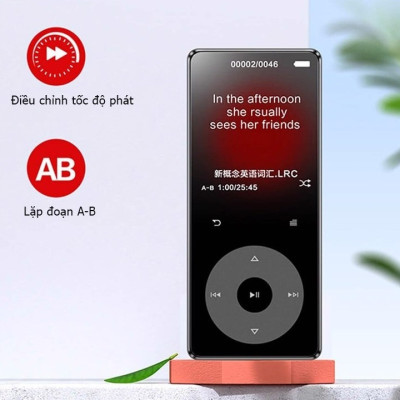 Máy Nghe Nhạc Lossless, Bluetooth 5.0, Hỗ Trợ Xem Phim , Loa Ngoài Ruizu X02B Bộ Nhớ Trong 8GB - Hàng Nhập Khẩu