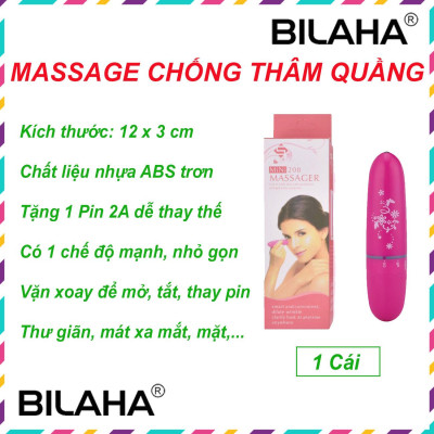 MÁY MASSAGE MẮT MINI CÂY LĂN MẶT CHỐNG THÂM QUẦNG, GIẢM BỌNG MẮT (Tặng Kèm 1 SP Ngẫu Nhiên) (Hàng Chính Hãng)