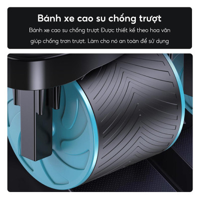 Con Lăn RW099 - 4 Bánh Tập Bụng Trợ Lực Thế Hệ Mới - Khuỷu Tay - Plank Tại Nhà