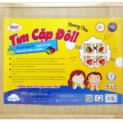 Đồ Chơi Gỗ - Tìm Cặp Đôi Gỗ