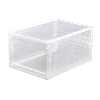 Hộp Đựng Giày Dép Bằng Nhựa Cứng Nắp Trong Suốt - Chịu Lực Tốt - Cửa Nam Châm - Dễ Dàng Tháo Lắp - Hàng Cao Cấp