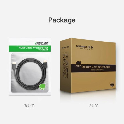 Ugreen UG10109HD104TK 5M màu Đen Cáp tín hiệu HDMI chuẩn 1.4 hỗ trợ phân giải 4K * 2K - HÀNG CHÍNH HÃNG