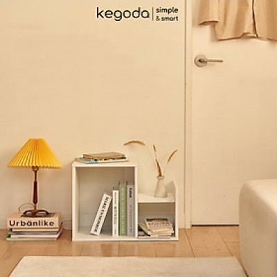 Kệ Gỗ Nhỏ Xinh Đa Năng Cho Phòng Khách, Phòng Ngủ Thương Hiệu KEGODA KGD07