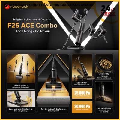 Máy hút bụi lau nhà cầm tay Roborock F25 ACE Combo – Hàng Chính Hãng