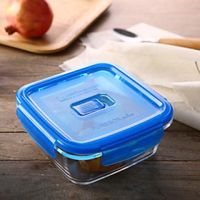 Hộp thủy tinh Luminarc Pure Box hình vuông 122cl - J4721 dùng lò vi sóng, máy rửa bát