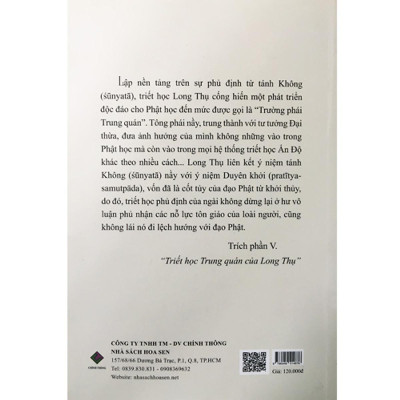 Sách - Trung Quán Và Du Già Hành Tông Nghiên Cứu Về Triết Học Trung Quán - Chính Thông Book