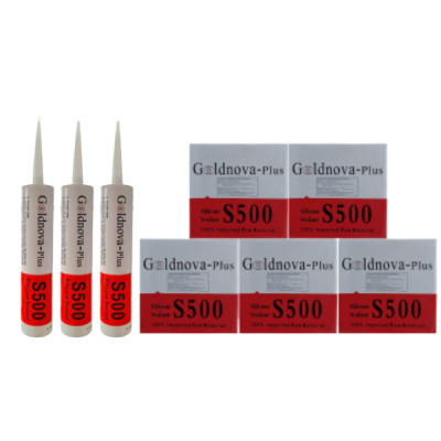 Keo Silicone Goldnova S500-25 Lon; Hộp =25 Lon/300ml; Màu Trong