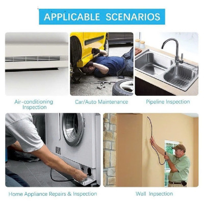 Khám Phá Mọi Ngóc Ngách Với Kamera Nội Soi Cắm Điện -Thoại 3in1 6 LED Dài 2m Cao Cấp