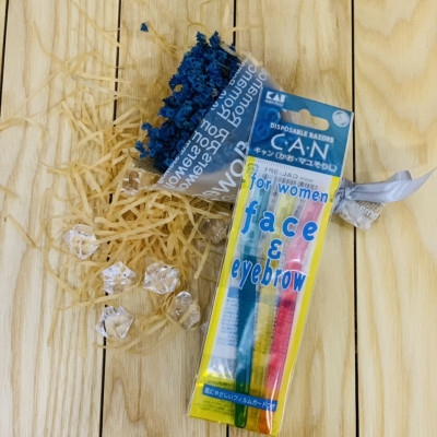 Dao Cạo Lông Mặt Lưỡi Đơn Kai Can EyeBrow Caml 06685-3P4 (Set 3 cây)