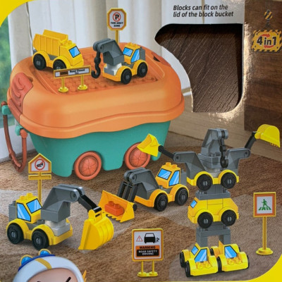 Xếp hình Robot kỹ thuật xây dựng giúp bé phát huy trí sáng tạo và thông minh