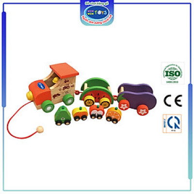 Đồ chơi gỗ WinWintoys - Xe chở trái cây 68322