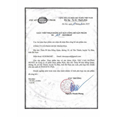 Thư Can Dưỡng Huyết PQA Giúp Bổ Huyết, Hoạt Huyết Hỗ Trợ Giảm Các Triệu Chứng Của Người Bị Parkinson Hộp 125ml