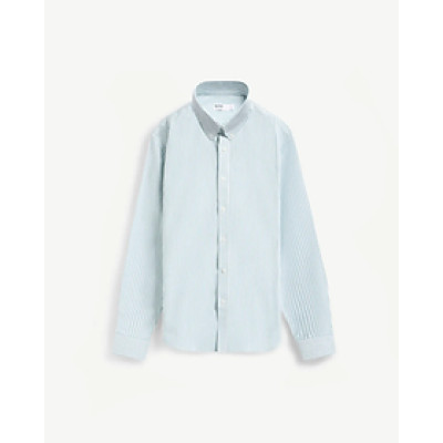 Áo sơ mi tay dài nam oxford sọc. Fitted - RT 10S25SHL007 | ROUTINE CÀ MAU