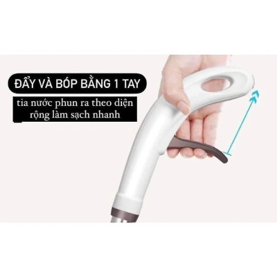 Cây Lau Nhà Phun Sương Siêu Sạch Thiết Kế Chổi Đa Năng Xoay 360 Độ Lau Sạch Mọi Ngóc Ngách Trong Nhà Bạn- Hàng Loại 1 Tốt