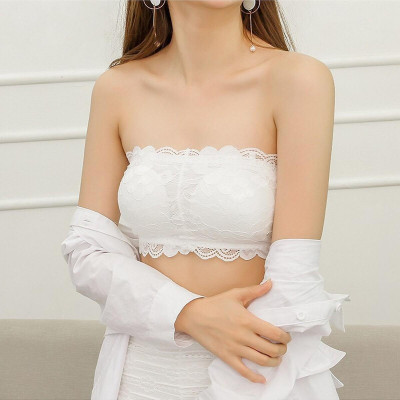 Áo Bra Ren Cúp Ngực Không Dây (2 cái trắng và đen)