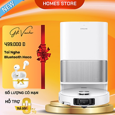 Robot Hút Bụi Lau Nhà Dreame L40s Ultra Xòe Giẻ, Tẩy Nước Nóng Lực Hút 19.000 Pa - Hàng Chính Hãng