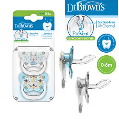 [ PV12402-GBX ] Bộ 2 ty ngậm hỗ trợ chống đột tử/chỉnh nha/chống vẩu Dr.Brown