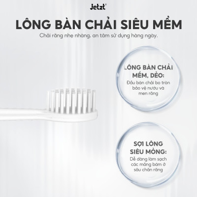 Bàn chải điện sóng siêu âm JETZT series, hàng chính hãng
