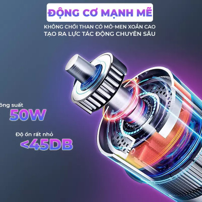 Súng Massage Có Đầu Nóng Okachi JP-G3 Màu Đen