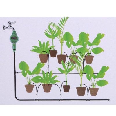 Hẹn giờ tưới - Đồng hồ hẹn giờ tưới cây tự động, chạy pin 1.5V 206502 