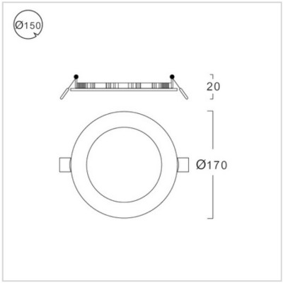 ĐÈN ÂM TRẦN LUMAX#RPL150/W-12LED/3K,4K,6K-XMXD- CHUYỂN ĐỔI MÀU LINH HOẠT (THÂN NHÔM CHẤT LƯỢNG CAO -12W)