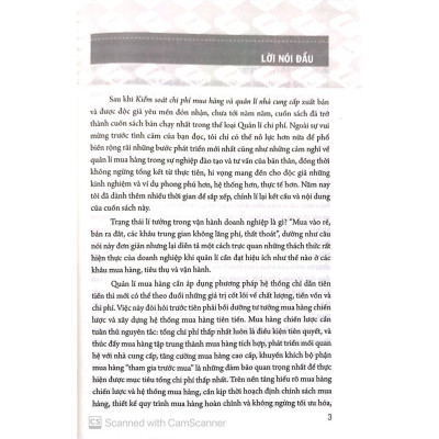 Sách - Kiểm Soát Chi Phí Mua Hàng Và Quản Lí Nhà Cung Cấp