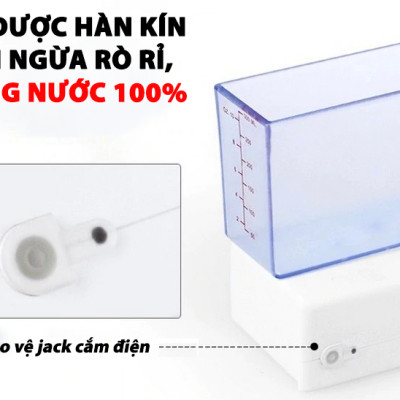 Máy tăm nước cá nhân không dây Waterjet Cordless Nano (5 đầu tăm, dùng được cho người niềng răng, có đầu cạo lưỡi)
