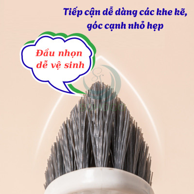 Bàn chải đa năng tay cầm tiện lợi  -Bàn chải chà sàn – chà tường – vệ sinh giày dép đa năng - Bàn chải cọ góc – làm sạch mạnh mẽ mọi bề mặt