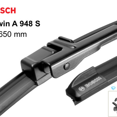 Gạt Mưa BOSCH A948S Set 26" & 26" (A948S): MERC CL-Class W216 (06-18)m CLS-Class W219 (06- 09), E-Class W211 (03-09)
