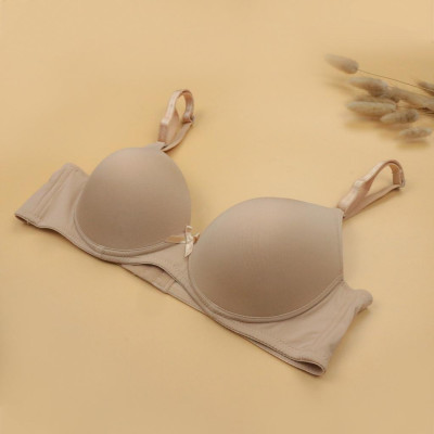 Áo Lót Không Gọng 3 Móc LUPERI LU3AL857 Quả Trơn Dây Lưng To Đệm Mút Dày Có Lớp Lưới Tạo Thông Thoáng Và Nâng Ngực Tốt